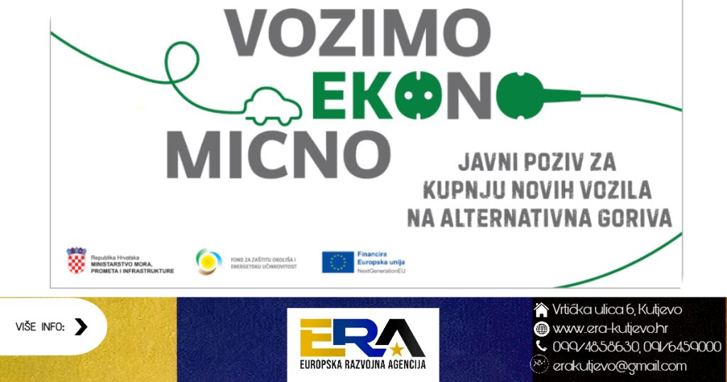 Objavljen Javni poziv za kupnju novih vozila na alternativna goriva (EnU-4/25)