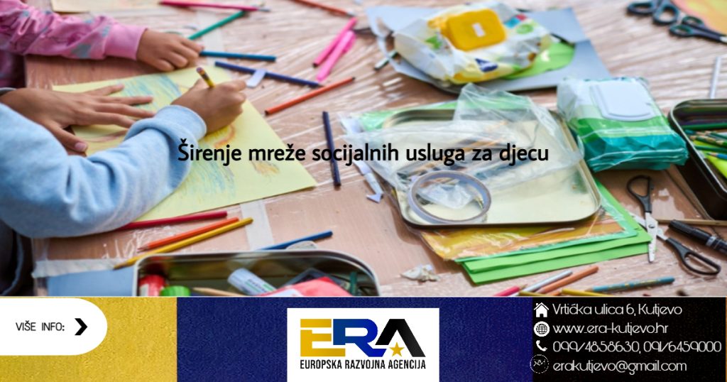 Objavljen Poziv „Širenje mreže socijalnih usluga za djecu“