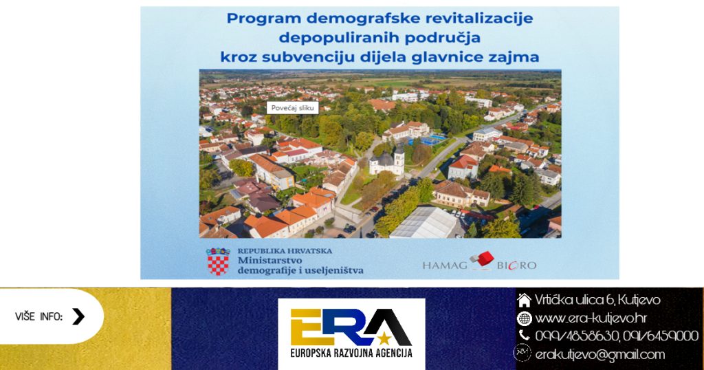 Objavljen Program demografske revitalizacije depopuliranih područja