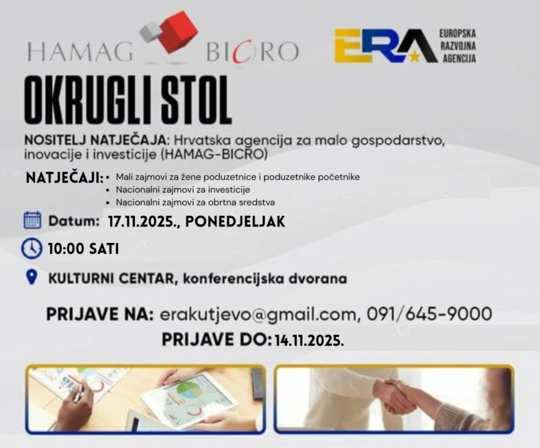 Hamag-bicro okrugli stol za poduzetnike