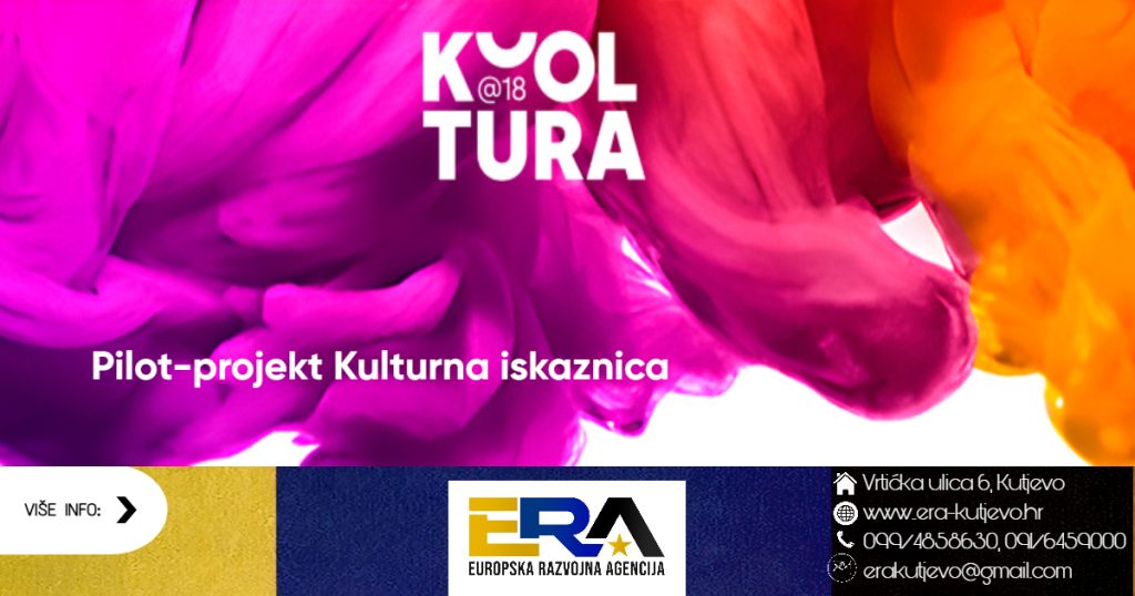Javni poziv za iskaz interesa za sudjelovanje u pilot-projektu Kulturna iskaznica