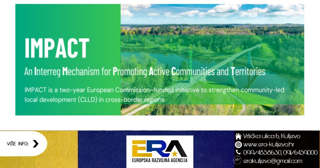 Otvorene su prijave za sudjelovanje u projektu “Interreg Mechanism for Promoting Active Communities and Territories”