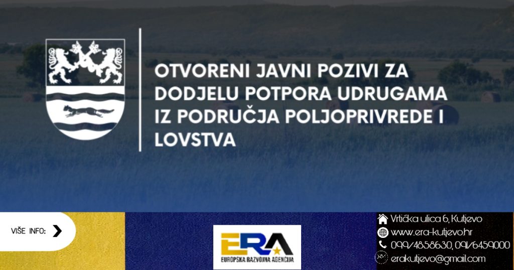Požeško-slavonska županija raspisala javne pozive za udruge u poljoprivredi i lovstvu