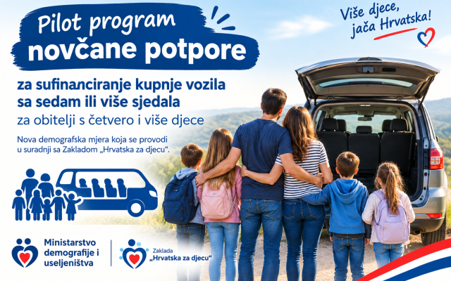 Pilot-program sufinanciranja vozila za velike obitelji