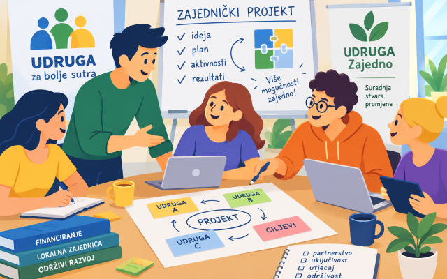 Javni poziv za sufinanciranje projekata organizacija civilnoga društva ugovorenih u okviru programa EU i inozemnih fondova za 2026. godinu